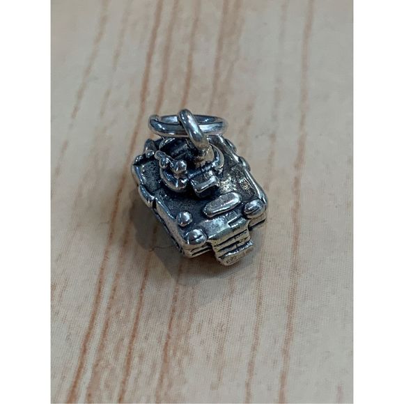.925 Military Army Tank Sterling Silver Jewelry Charm - Picture 6 of 6